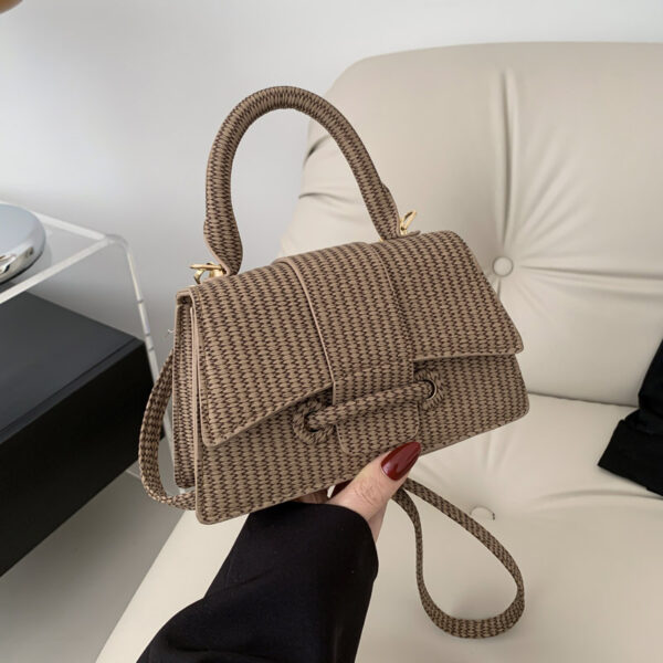 French Fashion Casual Simple Western Style Simple Fashion Shoulder Messenger Bag - Image 5