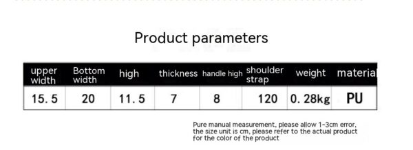 French Fashion Casual Simple Western Style Simple Fashion Shoulder Messenger Bag - Image 2