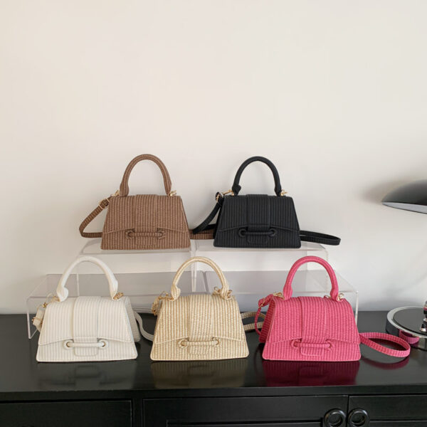French Fashion Casual Simple Western Style Simple Fashion Shoulder Messenger Bag - Image 3