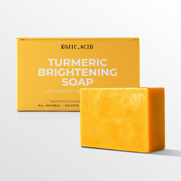 Turmeric Kojic Soap Turmeric Kojic Acid Soap Handmade Skin Products Natural Turmeric Soap Bar Skin Clean Dark Spot Remover Moist Bathing Facial Soap - Image 10